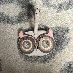 KATE SPADE OWL LUGGAGE TAG